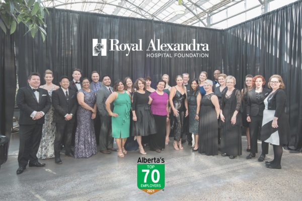 Staff from the Royal Alexandra Hospital Foundation, pictured at 2019's annual Harvest Celebration fundraiser.
